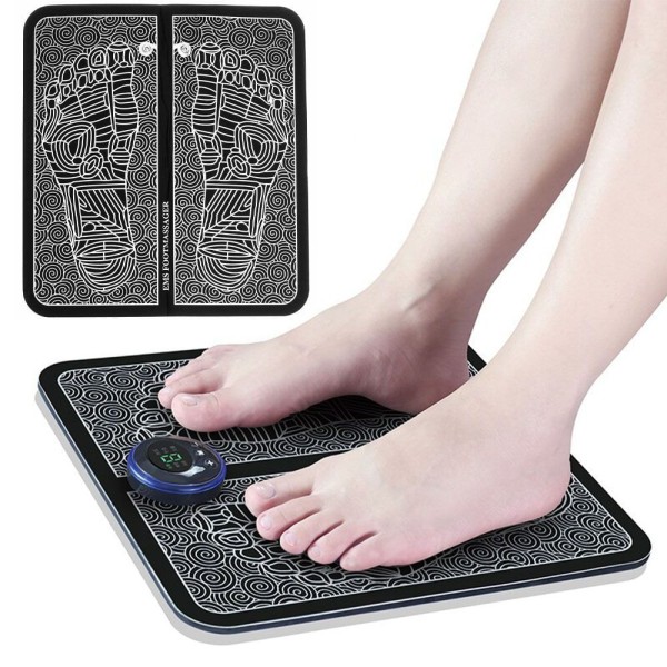 Encontraproduto.com.br - Massageador Tapete Eletrico Pes Relaxante Muscular Reflexologia Alivia Dores Estresse Bem Estar