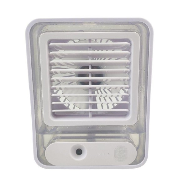 Encontraproduto.com.br - Ventilador Umidificador Touch 3 Velocidades Led Usb Verao Calor Cozinha