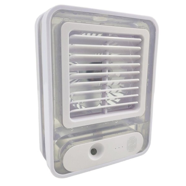 Encontraproduto.com.br - Ventilador Umidificador Touch 3 Velocidades Led Usb Verao Calor Cozinha