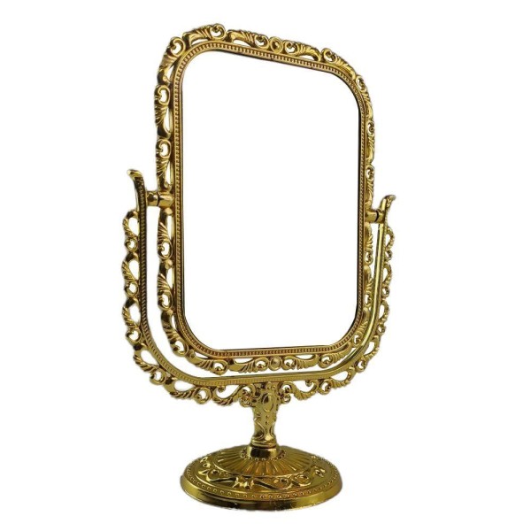 Encontraproduto.com.br - Espelho De Mesa Dupla Face Decoraçao Retro Maquiagem