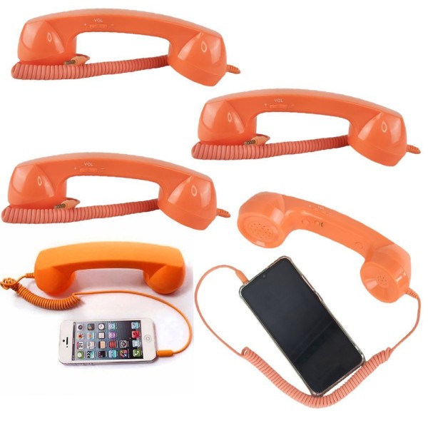 Encontraproduto.com.br - Monofone Pop Phone Microfone Kit 5 Und P2 Ligaçoes Chamadas
