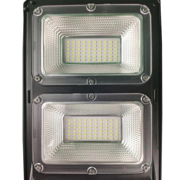 Encontraproduto.com.br - Luminaria Solar Sensor Movimento 120w Led Controle Kit 6 Und