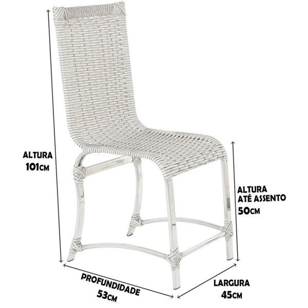 Encontraproduto.com.br - 2 Cadeiras De Jantar Área Interna E Externa Mármore