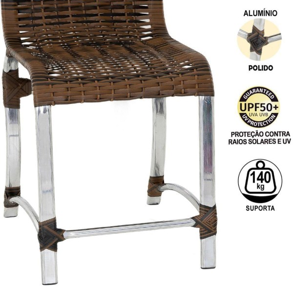 Encontraproduto.com.br - 4 Cadeiras De Jantar Haiti Para Área Interna E Externa