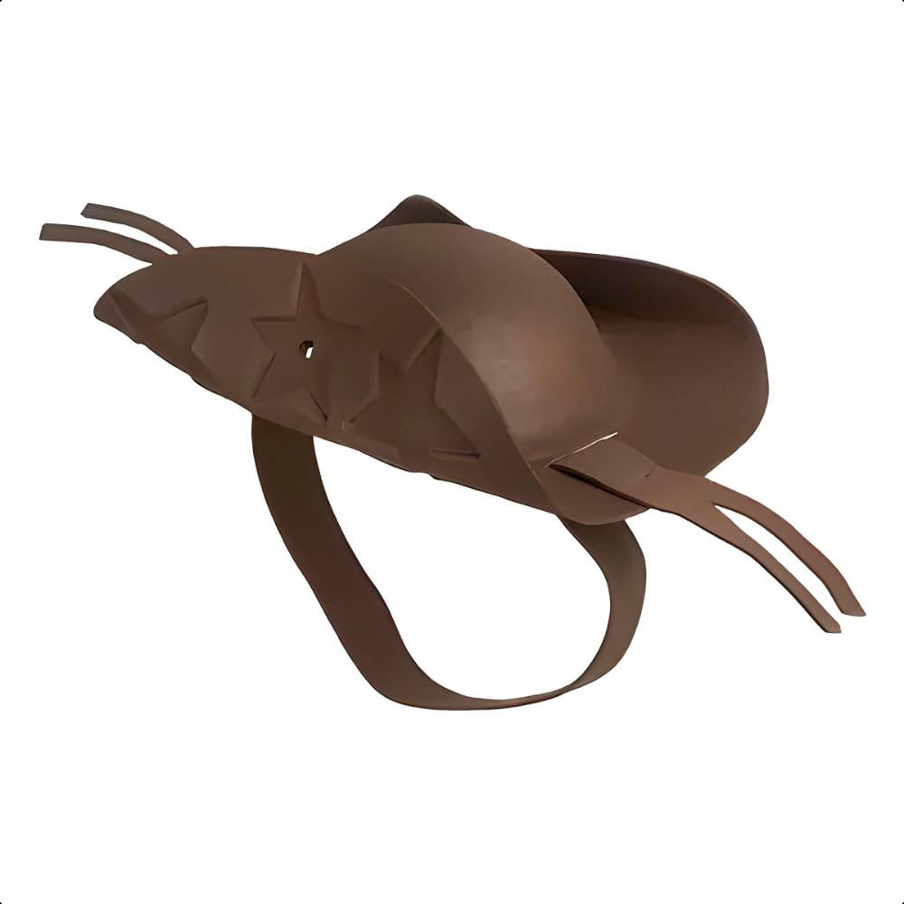 Encontraproduto.com.br - Chapéu Cangaceiro Lampião Masculino Adulto em EVA com Estrela 30 cm para Fantasia Festa Junina -