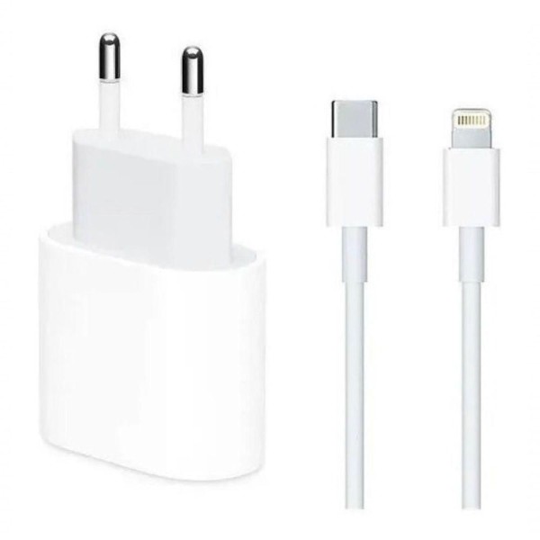 Carregador Usb-c Com Cabo Turbo 20w Para Iphone Xr