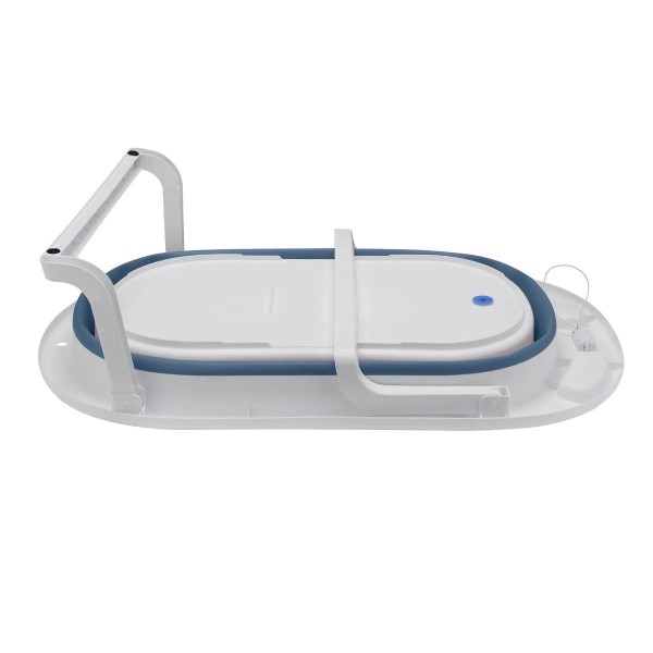 Encontraproduto.com.br - Banheira Portátil Infantil com Termômetro Digital Azul Awiki