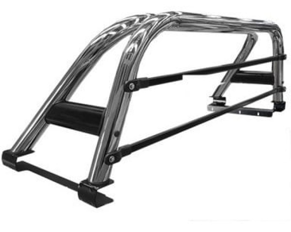 Encontraproduto.com.br - Kit Quebra Mato Estribo Sant Antonio F250 C/dupl Preto Cromo