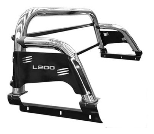 Encontraproduto.com.br - Kit Quebra Mato Estribo Ch Sant Antonio H3 F250 C/dupl Cromo