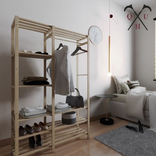 Encontraproduto.com.br - Organizadores Multiuso Design Arara Com Prateleiras