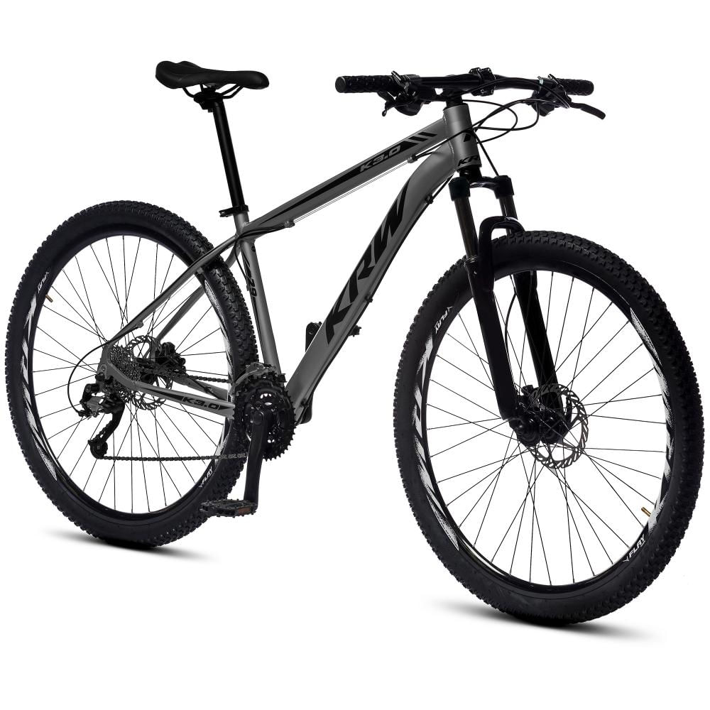 Bicicleta Aro 29 KRW Alumínio 24 Vel Freio a Disco Hidráulico R5