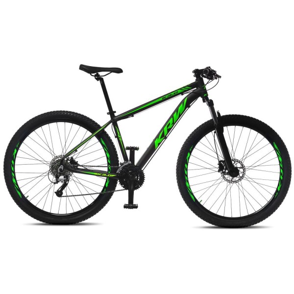 Bicicleta Aro 29 KRW Alumínio 24 Vel Freio a Disco Hidráulico R5