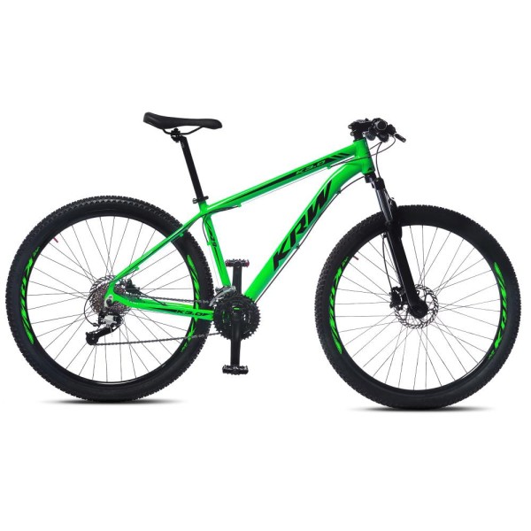 Bicicleta Aro 29 KRW Alumínio 24 Vel Freio a Disco Hidráulico R5