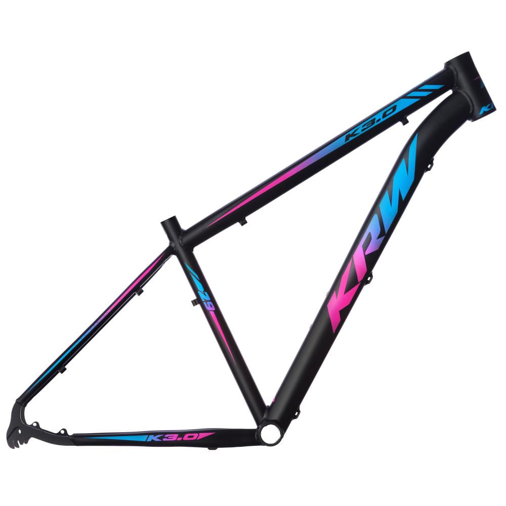 Bicicleta Aro 29 KRW Alumínio 24v Cambio Shimano Altus Freio hidráulico e Suspensão Trava Ombro S36