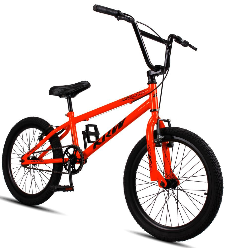 Encontraproduto.com.br - Bicicleta Aro 20 KRW BMX Cross V-Brake Sem Marchas