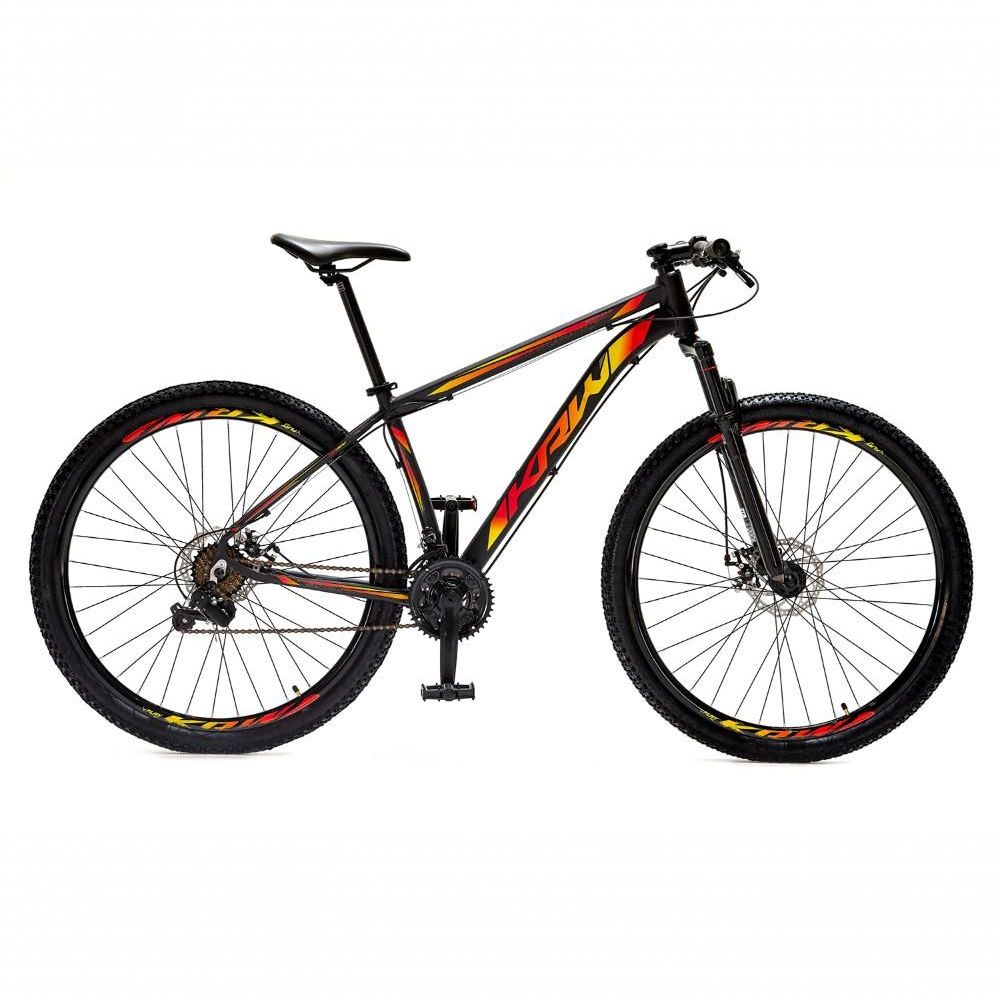Encontraproduto.com.br - Bicicleta Aro 29 Krw Alumínio 21 Velocidades Marchas Freio a Disco Suspensão dianteira Mountain Bike S3