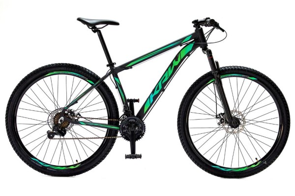Bicicleta Aro 29 Krw Alumínio 24 Velocidades Freio a Disco Suspensão dianteira Mountain Bike S1