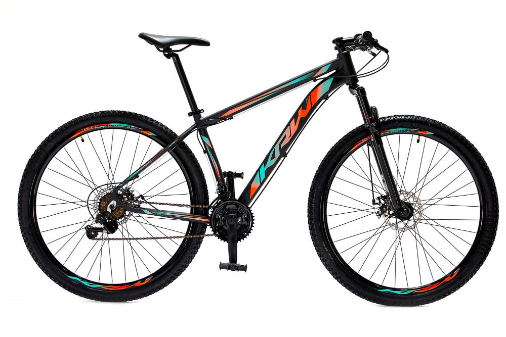 Encontraproduto.com.br - Bicicleta Aro 29 Krw Alumínio 27 Velocidades Freio Hidráulico Suspensão dianteira Mountain Bike S8