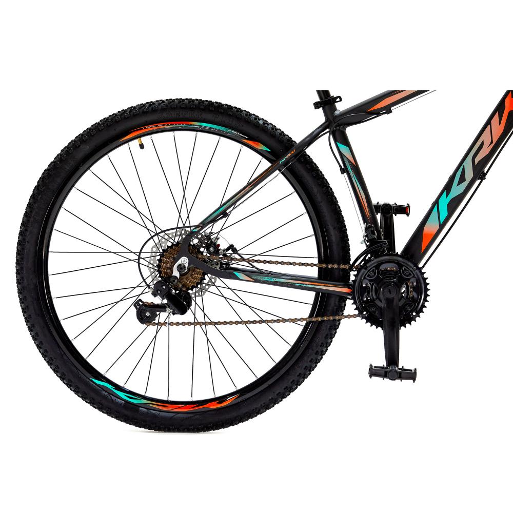 Encontraproduto.com.br - Bicicleta Aro 29 Krw Alumínio 27 Velocidades Freio Hidráulico Suspensão dianteira Mountain Bike S8