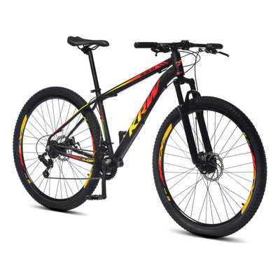 Encontraproduto.com.br - Bicicleta Aro 29 KRW Alumínio Shimano TZ 21 Vel Freio a Disco SH21