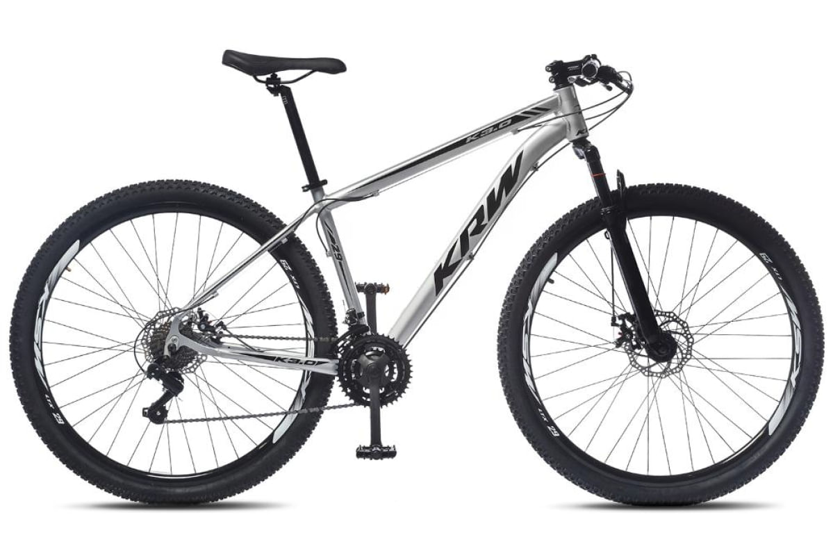 Bicicleta Aro 29 KRW Alumínio Shimano TZ 21 Vel Freio a Disco SH21