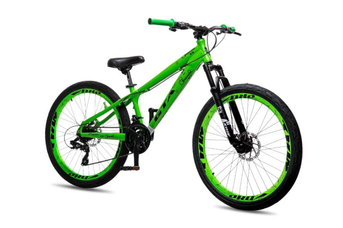 Bicicleta Freeride KRW Aro 26 Freio a Disco 24 Velocidades