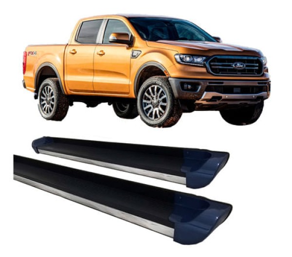 Encontraproduto.com.br - Estribo Ranger 2013 A 2020 Personalizado Azul C/d