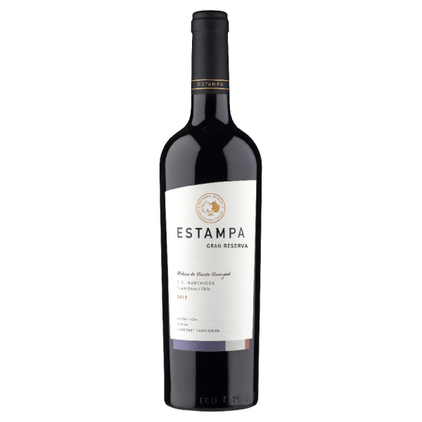 Vinho Tinto Chileno  Estampa Fina Gran Carménère Cabernet Sauvignon