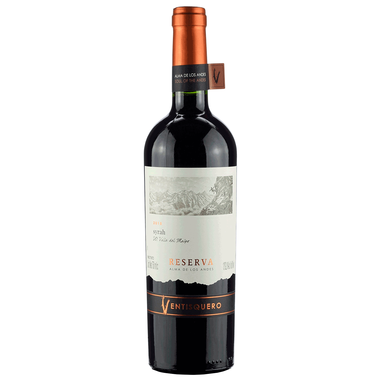 Vinho Chileno Ventisquero Reserva Colchagua Syrah Tinto 750Ml