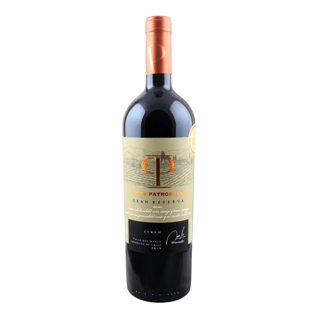 Encontraproduto.com.br - Vinho Chileno Tinto Syrah Gran Reserva Casas Patronales 750ml