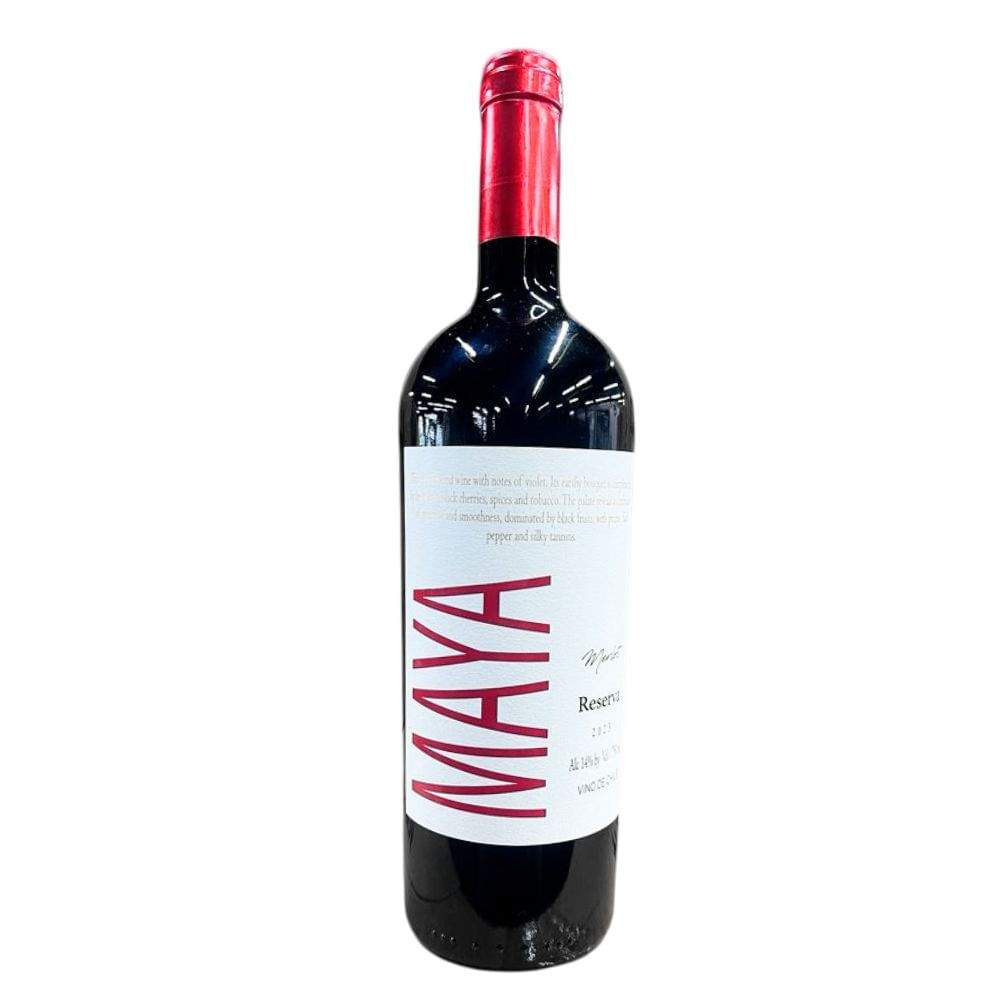Encontraproduto.com.br - Vinho Chileno Tinto Merlot Reserva Maya 750ml