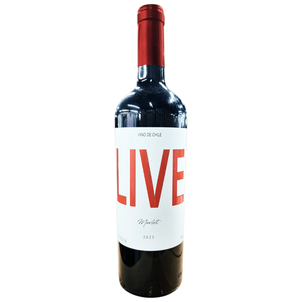 Vinho Chileno Tinto Merlot Live 750ml