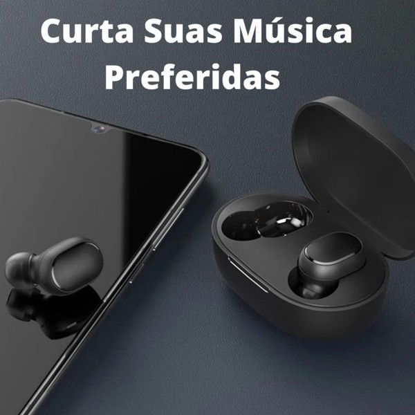 Encontraproduto.com.br - Fone Bluetooth Sem Fio Preto Caixinha Para Samsung S20