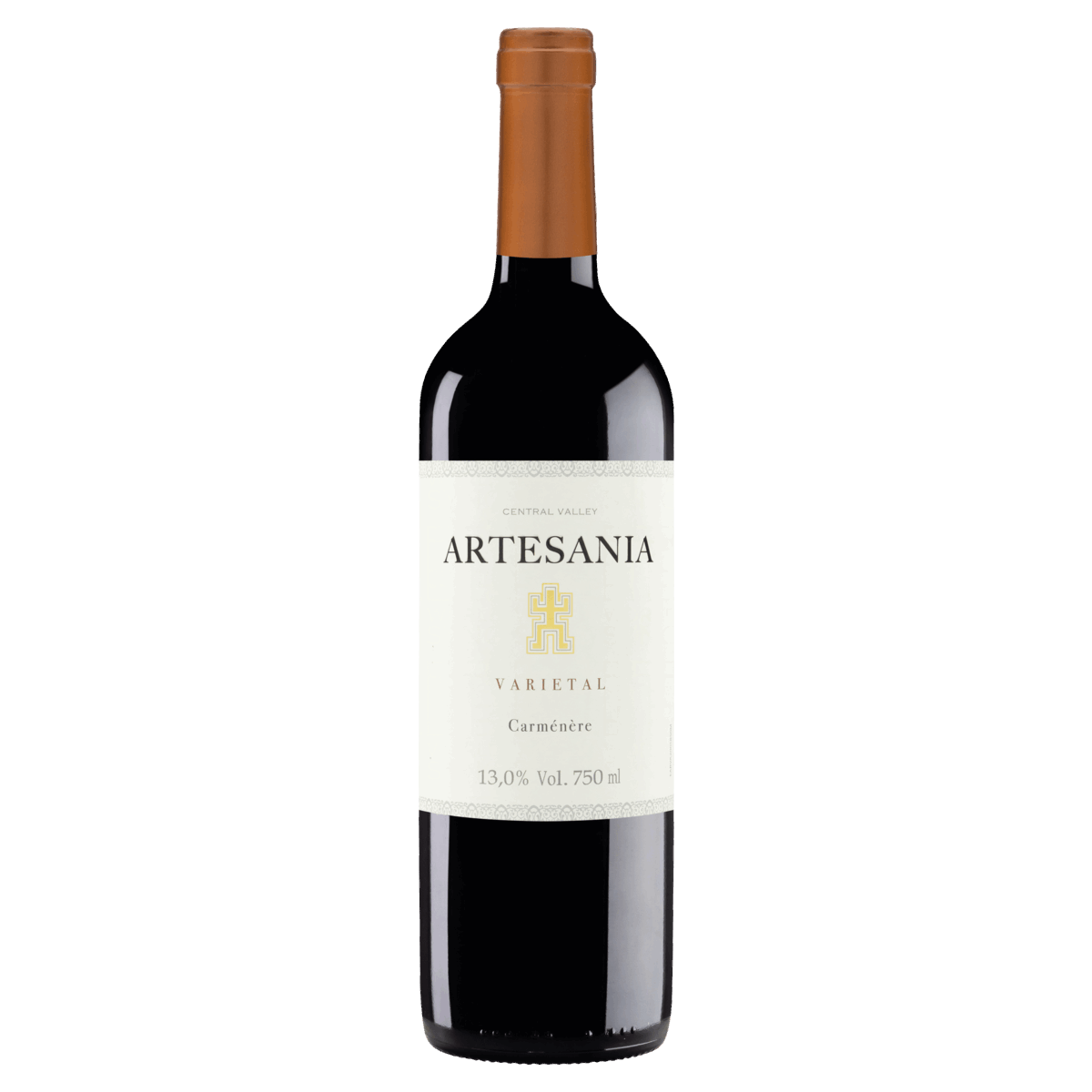 Vinho Chileno Tinto Meio Seco Artesania Varietal Carménère Central Valley Garrafa 750ml