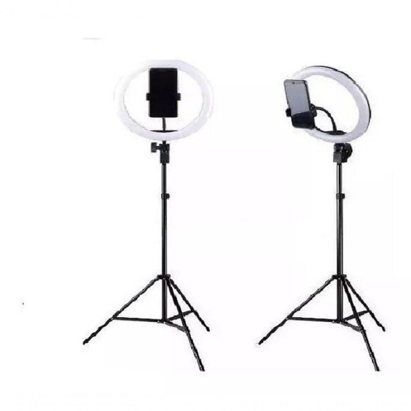 Encontraproduto.com.br - Luminária Led Ring Light Tripe Suporte Celular