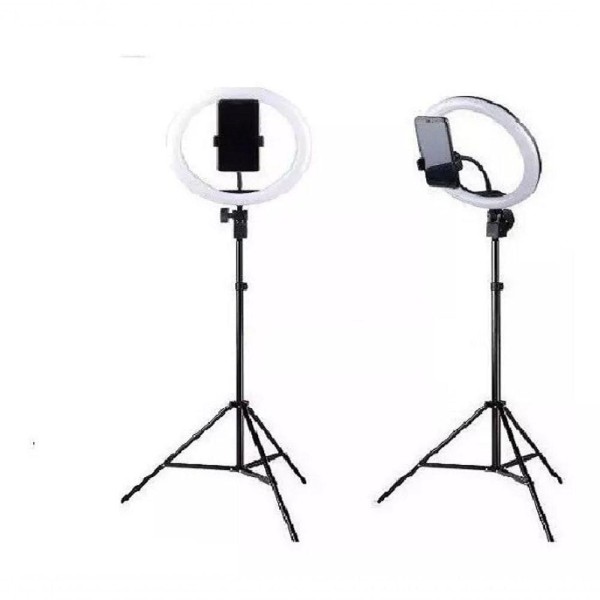 Encontraproduto.com.br - Luminária Led Ring Light Tripe Suporte Celular