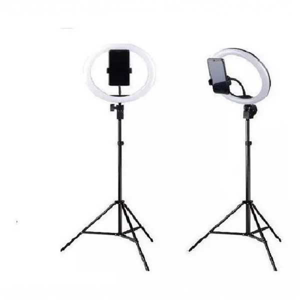 Encontraproduto.com.br - Luminária Led Ring Light Tripe Suporte Celular