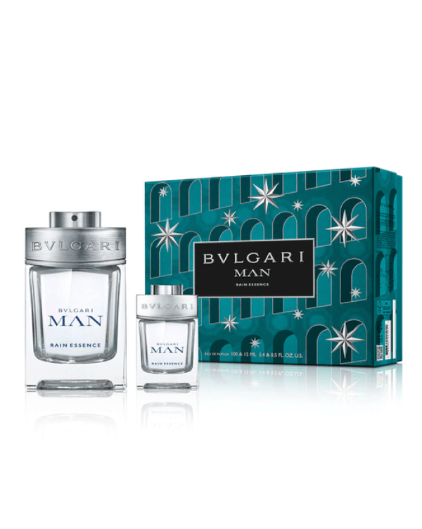 Bvlgari Man Rain Essence 100ml EDP + Mini EDT 15ml