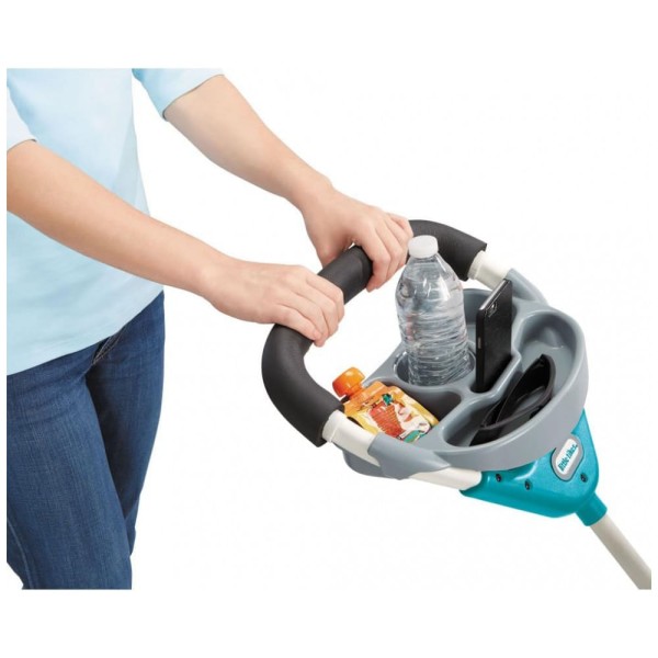 Encontraproduto.com.br - Triciclo de Passeio com 4 Estágios Proteção para Sol e Porta Objetos, LITTLE TIKES 638695C, Azul