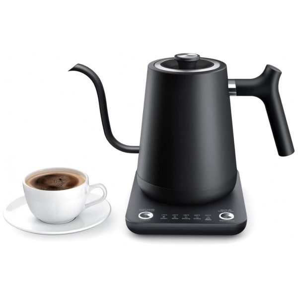 Encontraproduto.com.br - Chaleira Elétrica 800mL com Desligamento Automático, Aço Inoxidável, 1000W, 110v, SHEWE K3072, Preto