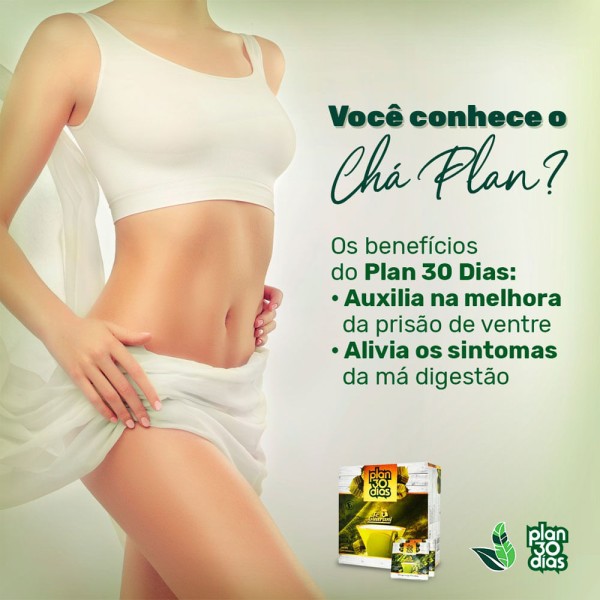 Encontraproduto.com.br - Chá Emagrecedor Plan 30 dias 60 sachês