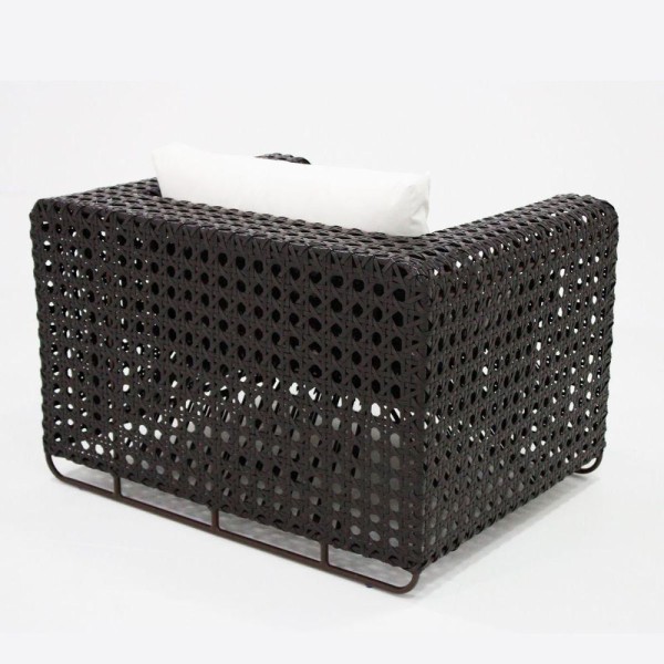 Encontraproduto.com.br - Conjunto De Sofá Completo De Varanda Modelo Fúcsia Preto com Branco