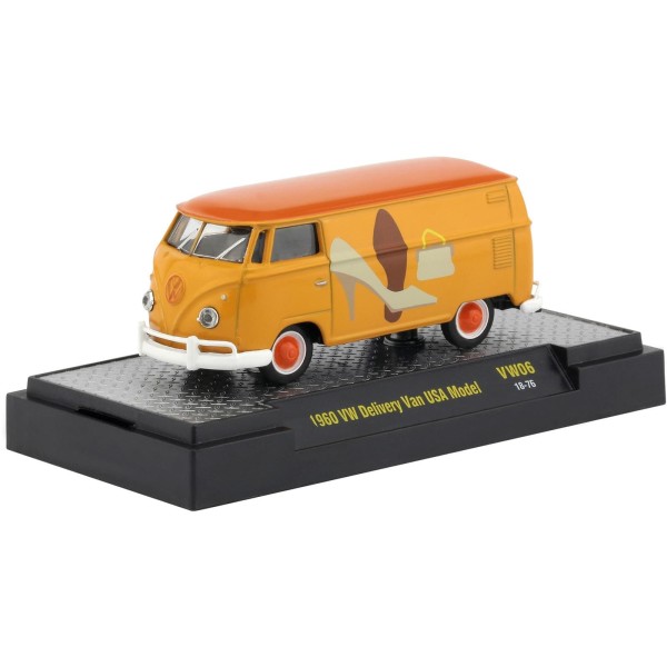 Encontraproduto.com.br - M2 AUTO THENTICS 1/64 32500-VW04 - 61 VW DOUBLE CAB U.S.A - 60 VW DELIVERY VAN