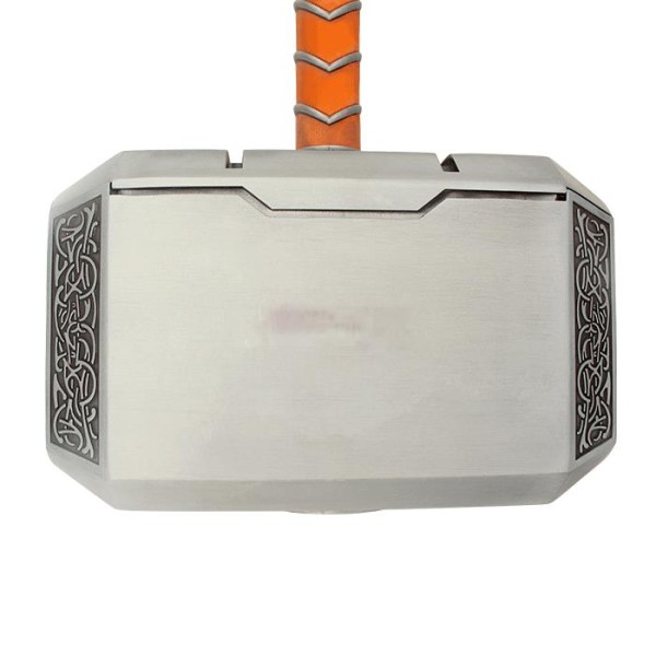 Encontraproduto.com.br - Martelo Decorativo - Réplica Thor Hammer - Em Aço - Com base