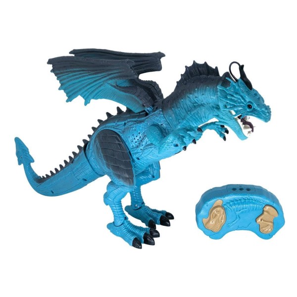 Encontraproduto.com.br - Figura Eletrônica - Dragão de Controle Remoto - Lendários - Azul - Candide