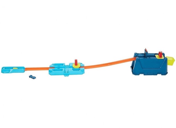 Encontraproduto.com.br - Hot Wheels Kit Completo Track Builder Stunt Box - Mattel - CX CHOQUES EXTREMOS Hotwheels