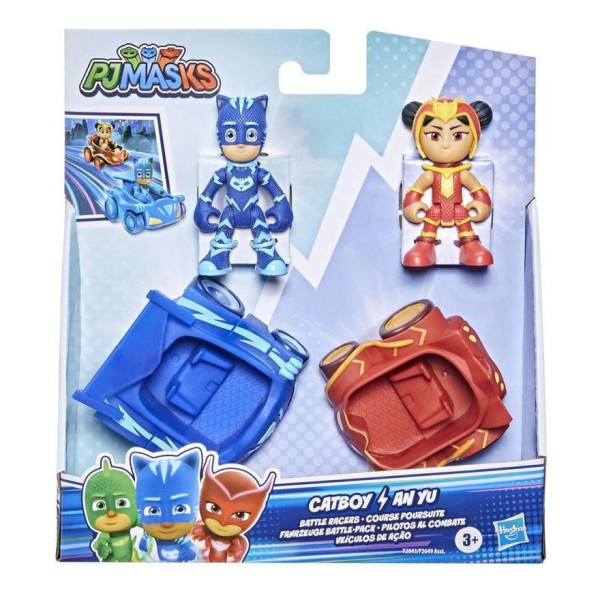 Encontraproduto.com.br - Veículos Com Mini Figuras Pj Masks Menino Gato Vs An Yu Pj Mask F2843