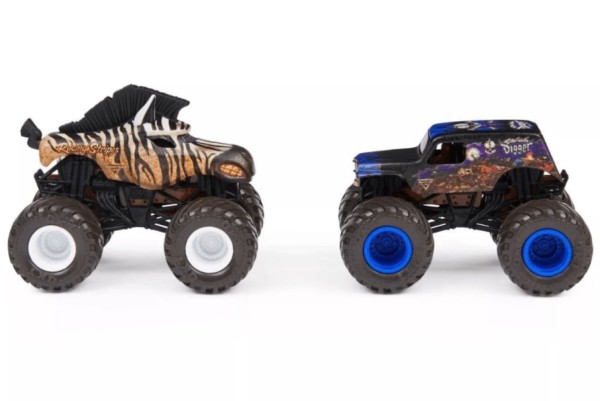 Encontraproduto.com.br - Conjunto De Veículos 1/64 Monster Jam Racing Stripes X San-Uva Sunny 002020