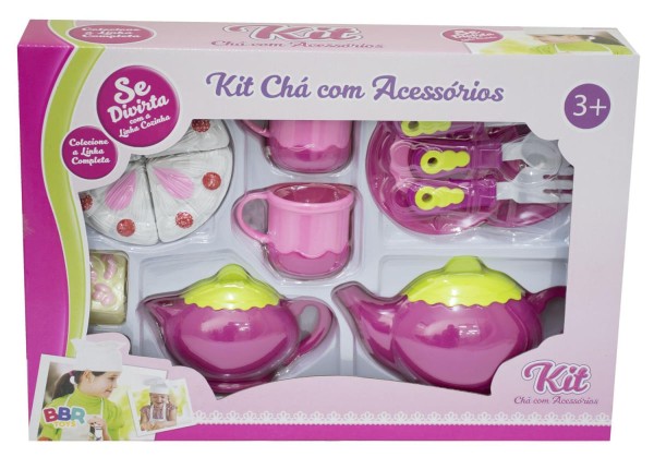 Encontraproduto.com.br - Kit Chá Com Acessórios Tortas Bbr R2966