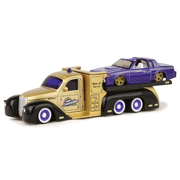 Encontraproduto.com.br - Miniatura Picape Reboque Ms Tow Flatbed E Buick Regal 1/64 Maisto 15055